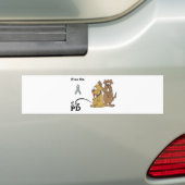 Peer op de ziekte van Parkinson Bumpersticker (Op auto)