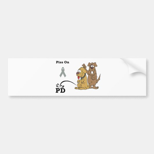 Peer op de ziekte van Parkinson Bumpersticker (Voorkant)