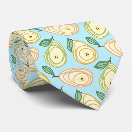 Peer patroon leuk fruitig chef-kok stropdas (Opgerold)