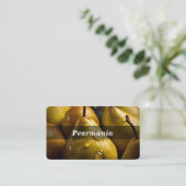 Peer / Peren / Fruit Visitekaartje (Staand voorkant)