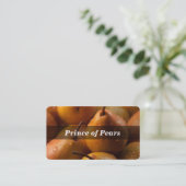 Peer / Peren / Fruit Visitekaartje (Staand voorkant)