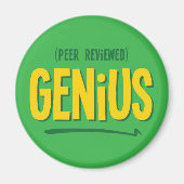 Peer Reviewde Genius Ronde Magneet (Voorkant)