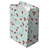 Peer Tree Vakantie - Vorst Blauw Medium Cadeauzakje (Achterkant Gekanteld)