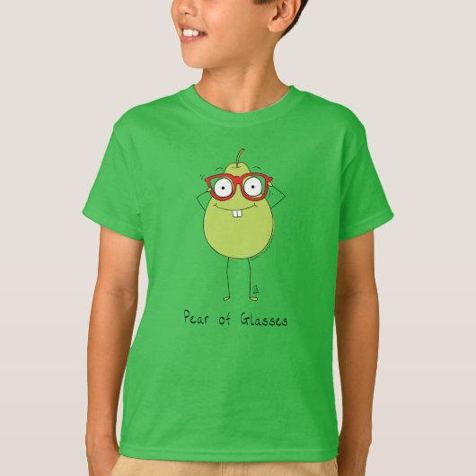 Peer van Glas Funny & Cute Kind Boy T-Shirt (Voorkant)