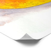 Peer Vers fruit Keuken Schriftuur Geef Dank Poster (Hoek)
