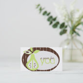 Peer voor u Visitekaartjes (Staand voorkant)