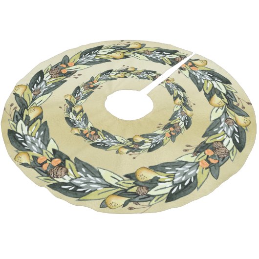 Peerboom, gouden kerstboom rok (Gekanteld)