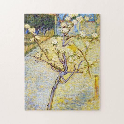 Peerboom in Blossom Vincent van Gogh fijne kunst Legpuzzel (Verticaal)
