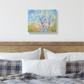Peerboom in de bloem - Claude Monet Canvas Afdruk (Insitu (Slaapkamer))
