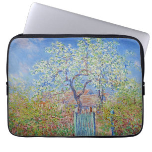 Peerboom in de bloem - Claude Monet Laptop Sleeve