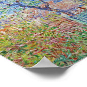Peerboom in de bloem - Claude Monet Poster (Hoek)