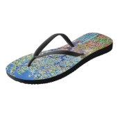 Peerboom in de bloem - Claude Monet Teenslippers (Schuin)