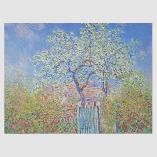 Peerboom in de bloem - Claude Monet Tissuepapier (Voorkant)