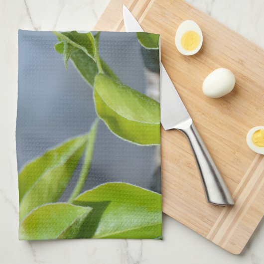 Peerboombloei Theedoek (Quarter Fold)