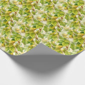 Peerboomvertakkingen & perspatroon  cadeaupapier (Hoek)