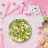 Peerboomvertakkingen & perspatroon  papieren bordje (Feest)