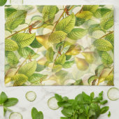 Peerboomvertakkingen & perspatroon theedoek (Gevouwen)