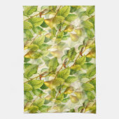 Peerboomvertakkingen & perspatroon theedoek (Verticaal)