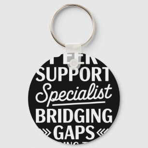 Peercoach die vertrouwen opbouwt, peer-support spe sleutelhanger