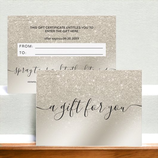 peerglitter ivoorkleurige goudblikken