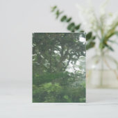 Peering Through the Rain 1 - Abstracte foto Briefkaart (Staand voorkant)