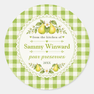 Peerjam cadeau-etiket ronde sticker
