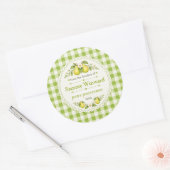 Peerjam cadeau-etiket ronde sticker (Envelop)