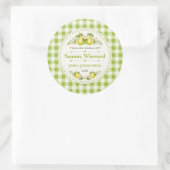 Peerjam cadeau-etiket ronde sticker (Tas)