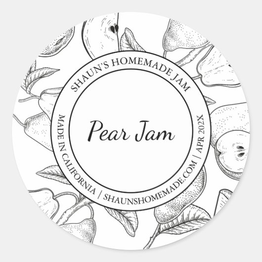 Peerjam schets Modern label (Voorkant)