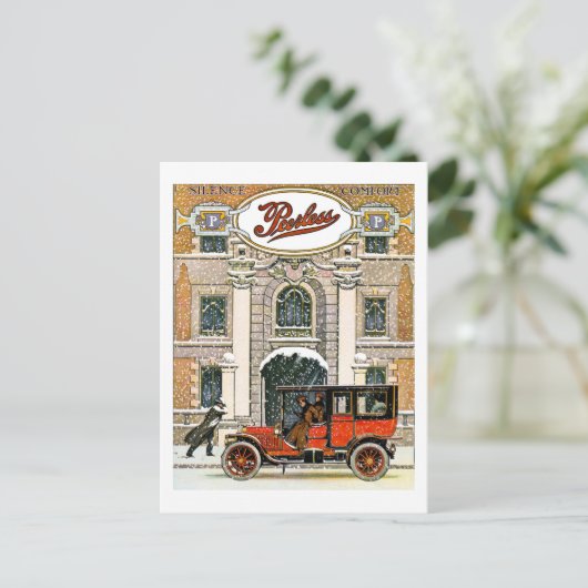 Peerless Motor Company Briefkaart (Staand voorkant)