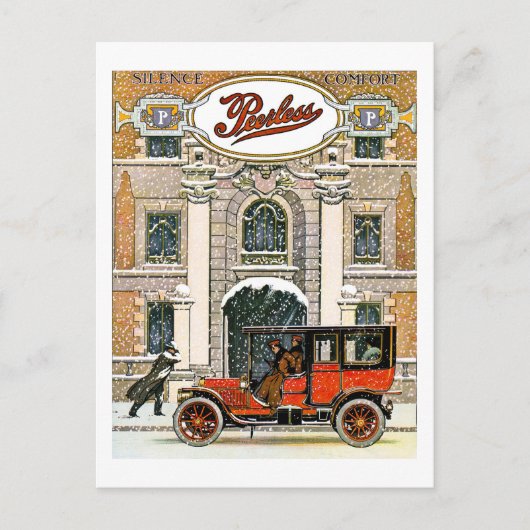Peerless Motor Company Briefkaart (Voorkant)