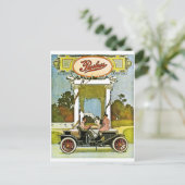 Peerless Motor Company  Klassieke auto AD Briefkaart (Staand voorkant)