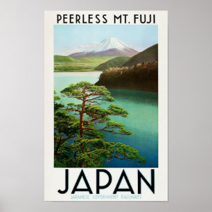 Peerless Mt. Fuji - 1930 Japan Reizen Poster