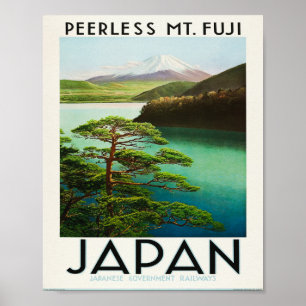 Peerless Mt. Fuji. Japan Poster