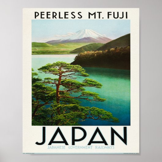 Peerless Mt. Fuji. Japan Poster (Voorkant)