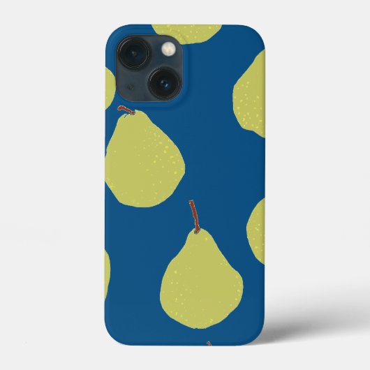 peermarine en groene Hoesje-Mate iPhone case (Achterkant)