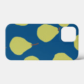 peermarine en groene Hoesje-Mate iPhone case (Achterkant (horizontaal))