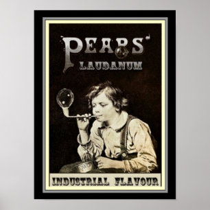 Peer's Laudanum Vintage Ad Print 12 x 16