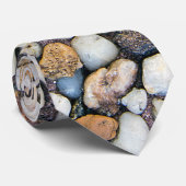 peersteenpatroon stropdas (Opgerold)