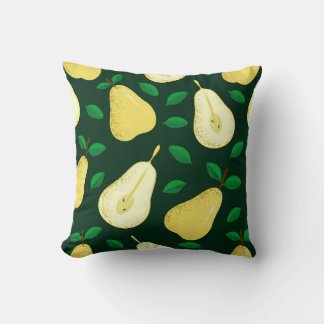 Peervruchten naadloos patroon kussen