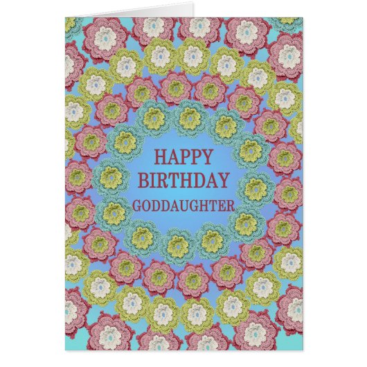 peetdochter verjaardag haakbloemen (Voorkant)