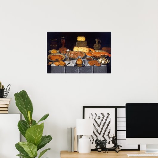 peeters - krab, garnalen en kreeft poster (Thuiskantoor)