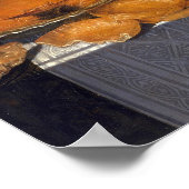 peeters - krab, garnalen en kreeft poster (Hoek)