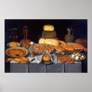 peeters - krab, garnalen en kreeft poster