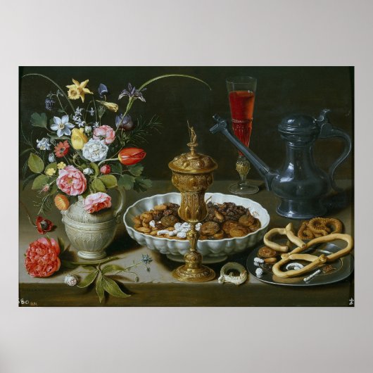 Peeters - Noten, Snoepgoed en Bloemen Poster (Voorkant)