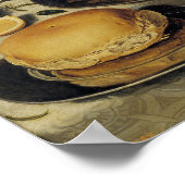 peeters - tafel met Sinaasappel, olijven en koekje Poster (Hoek)