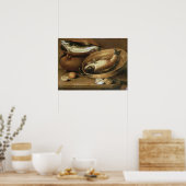 peeters - vis en lemmetjes poster (Keuken)