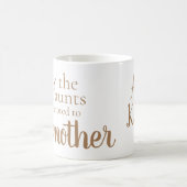 peetmoeder tante met naam mok koffie (Center)