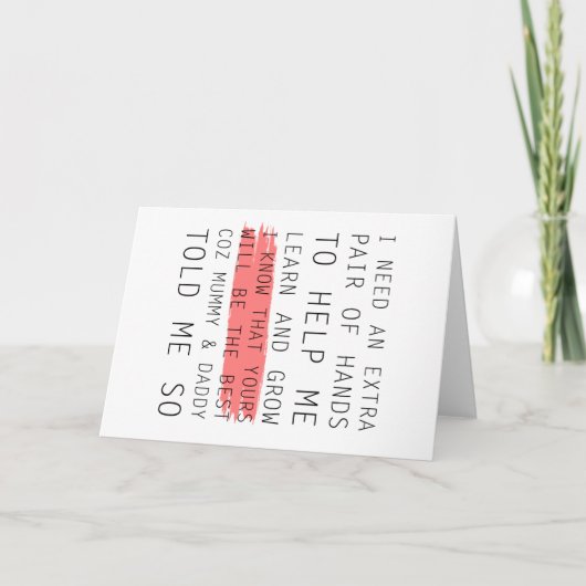 peetouders feestdagen kaart (Voorkant)