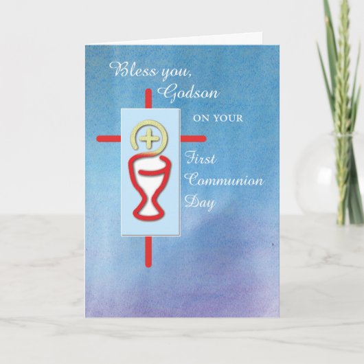 Peetzoon, Eerste Blauwe Heilige Communie, Kaart (Voorkant)